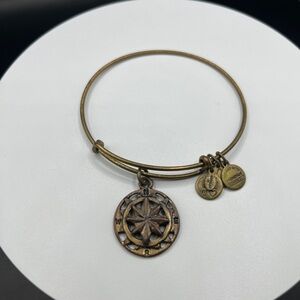 Alex and Ani Compass Charm Bangle